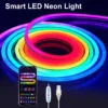 🌈💡 شريط إضاءة LED نيون مرن – تحكم كامل وأجواء ساحرة